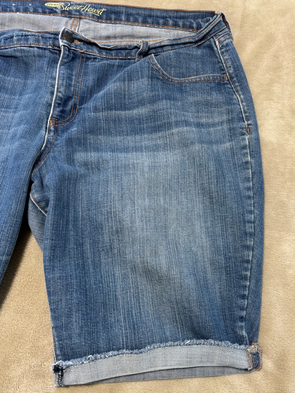 Old Navy Sweetheart Blue Denim Shorts - Picture 3 of 9